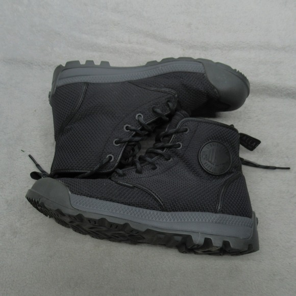 Palladium Unisex M8 W9.5 Combat Boots Black PampaTech HI TX Tactical Utility main image 4